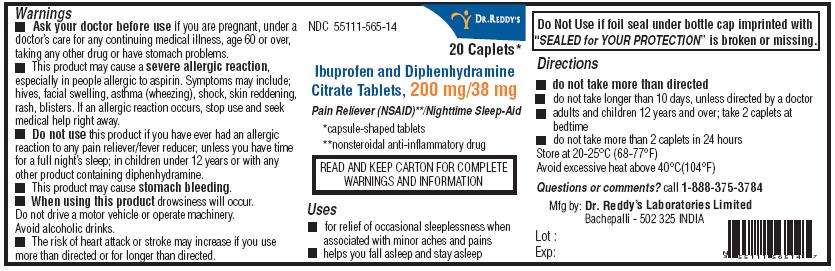 Ibuprofen and Diphenhydramine Citrate