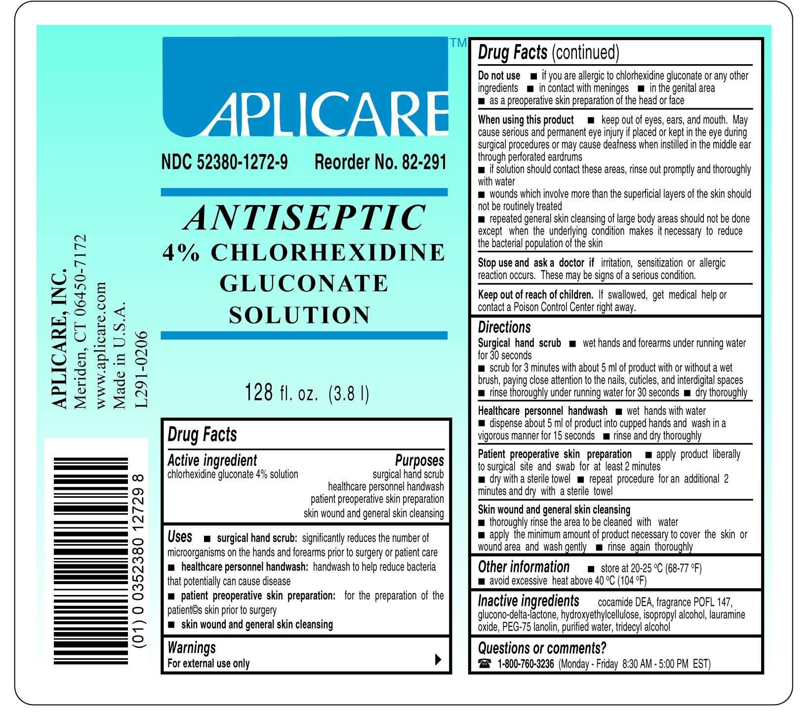 Aplicare Antiseptic Chlorhexidine Gluconate