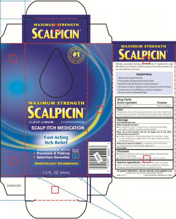 Scalpicin Scalp Itch Medication Maximum Strength