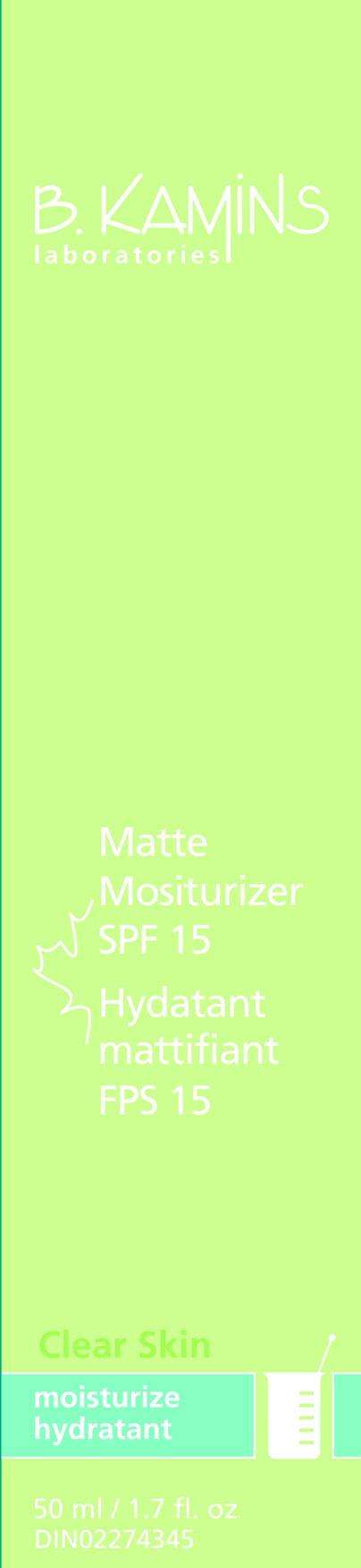 Matte Moisturizer SPF 15