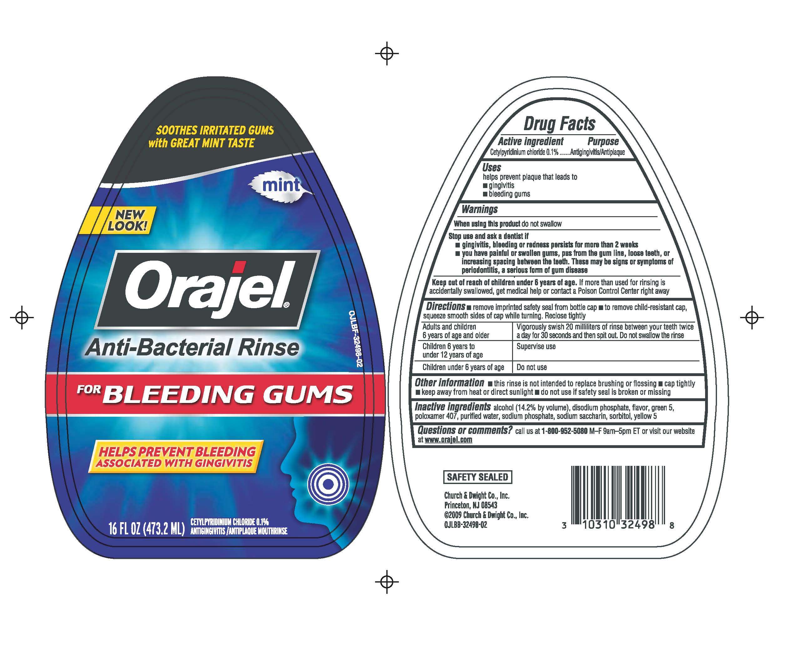 Orajle Anti-Bacterial Rinse for Bleeding Gums