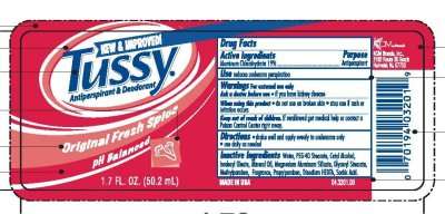 Tussy Antiperspirant and Deodorant Original Fresh Spice