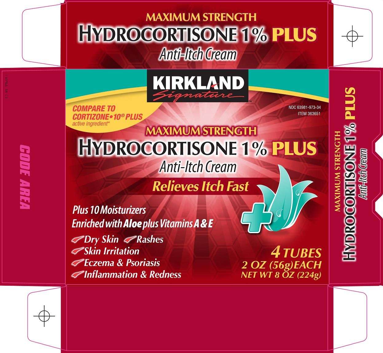 kirkland signature hydrocortisone plus