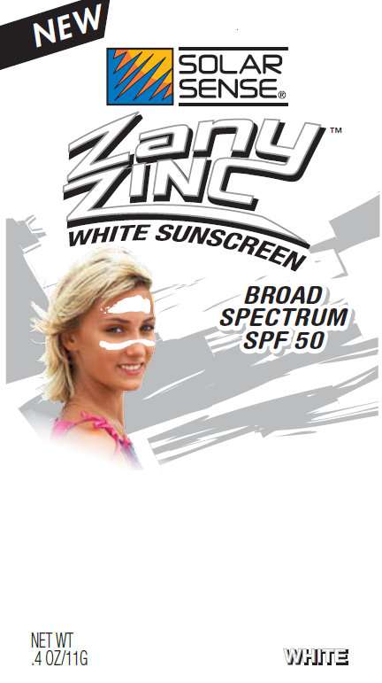 SOLAR SENSE ZANY ZINC SPF 50 - WHITE