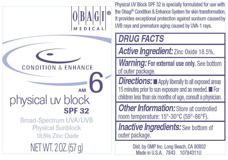 CONDITION AND ENHANCE PHYSICAL UV BLOCK