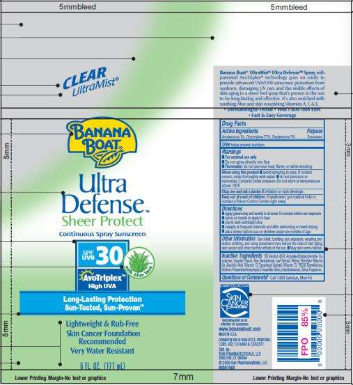 Banana Boat Ultra Defense Sheer Protect SPF 30