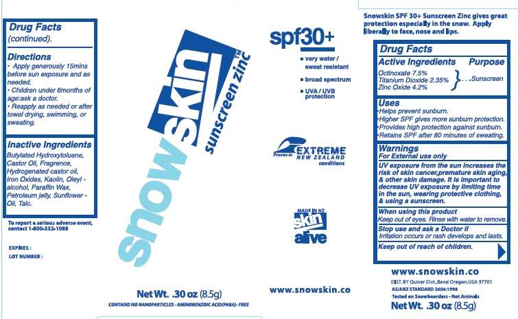 SnowSkin Sunscreen Zinc