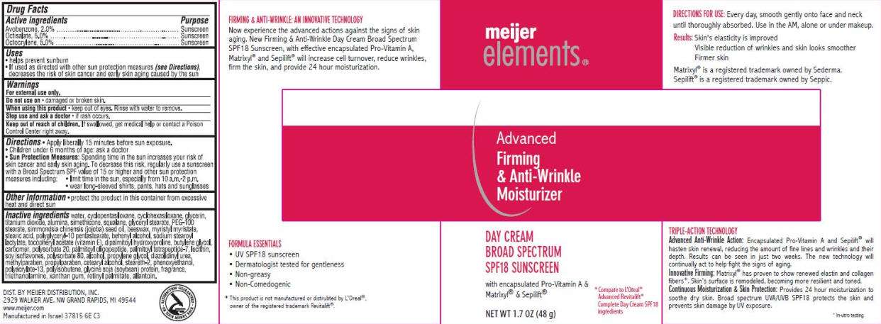 Meijer Elements Advanced Firming and Anti-Wrinkle