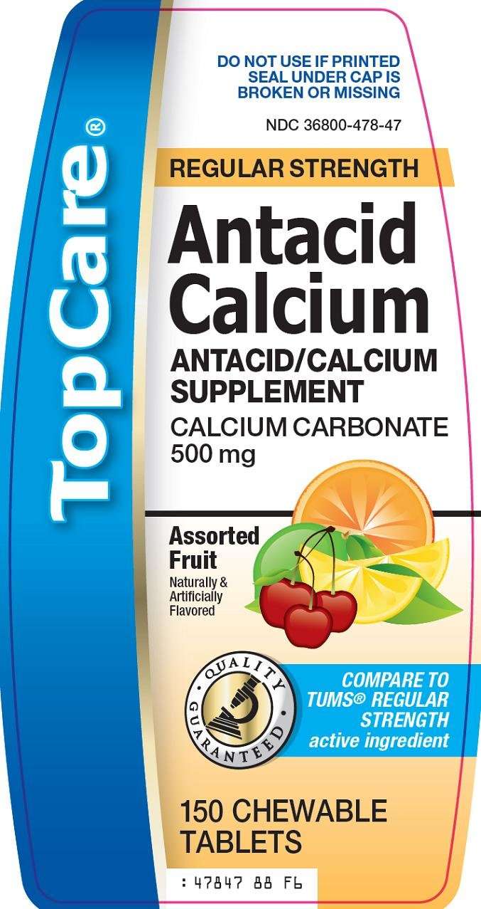 topcare antacid calcium