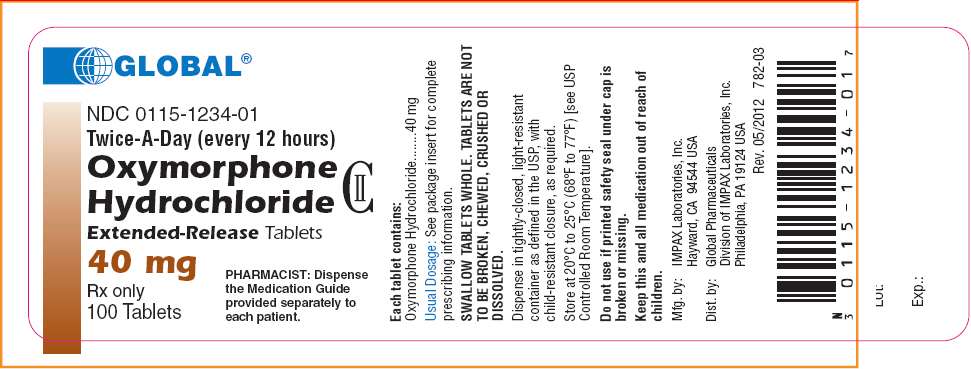 Oxymorphone hydrochloride