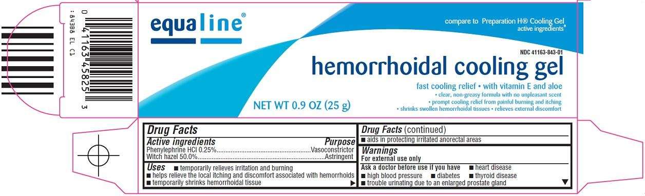 Equaline hemorrhoidal cooling