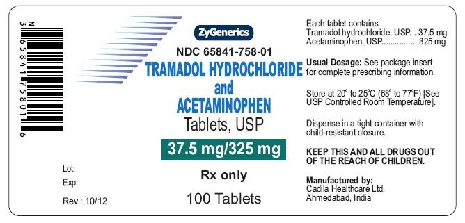 Tramadol Hydrochloride and Acetaminophen