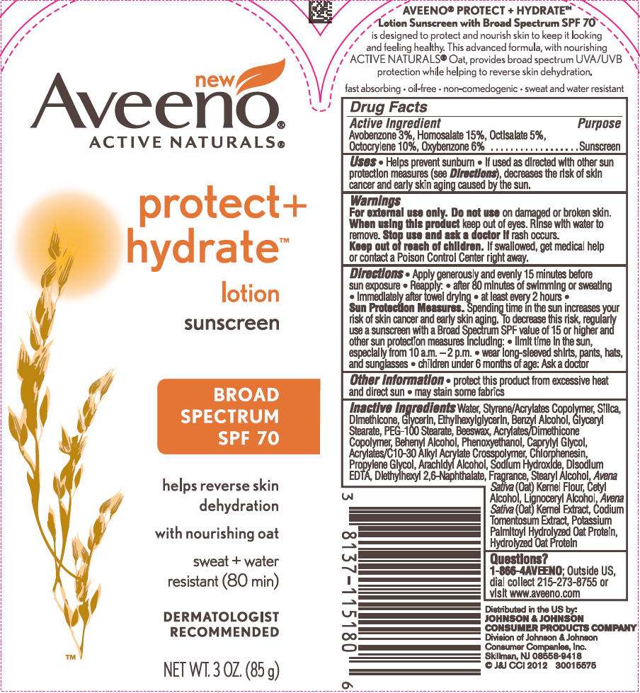 Aveeno Protect Plus Hydrate Sunscreen