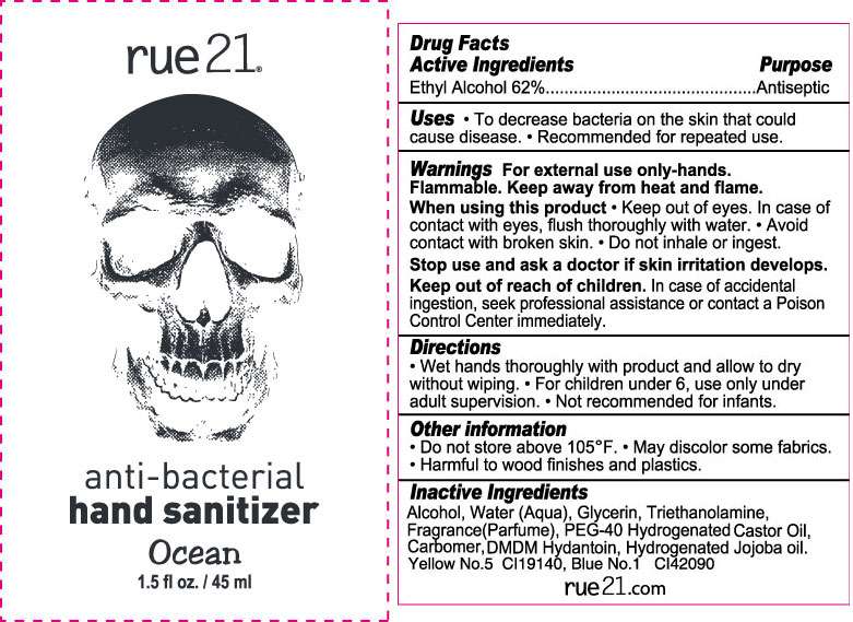 Rue21 Ocean Anti-Bacterial Hand Sanitizer