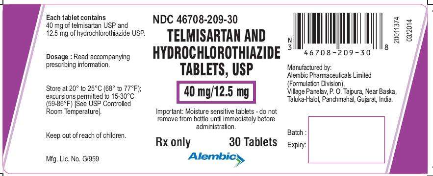 Telmisartan and Hydrochlorothiazide