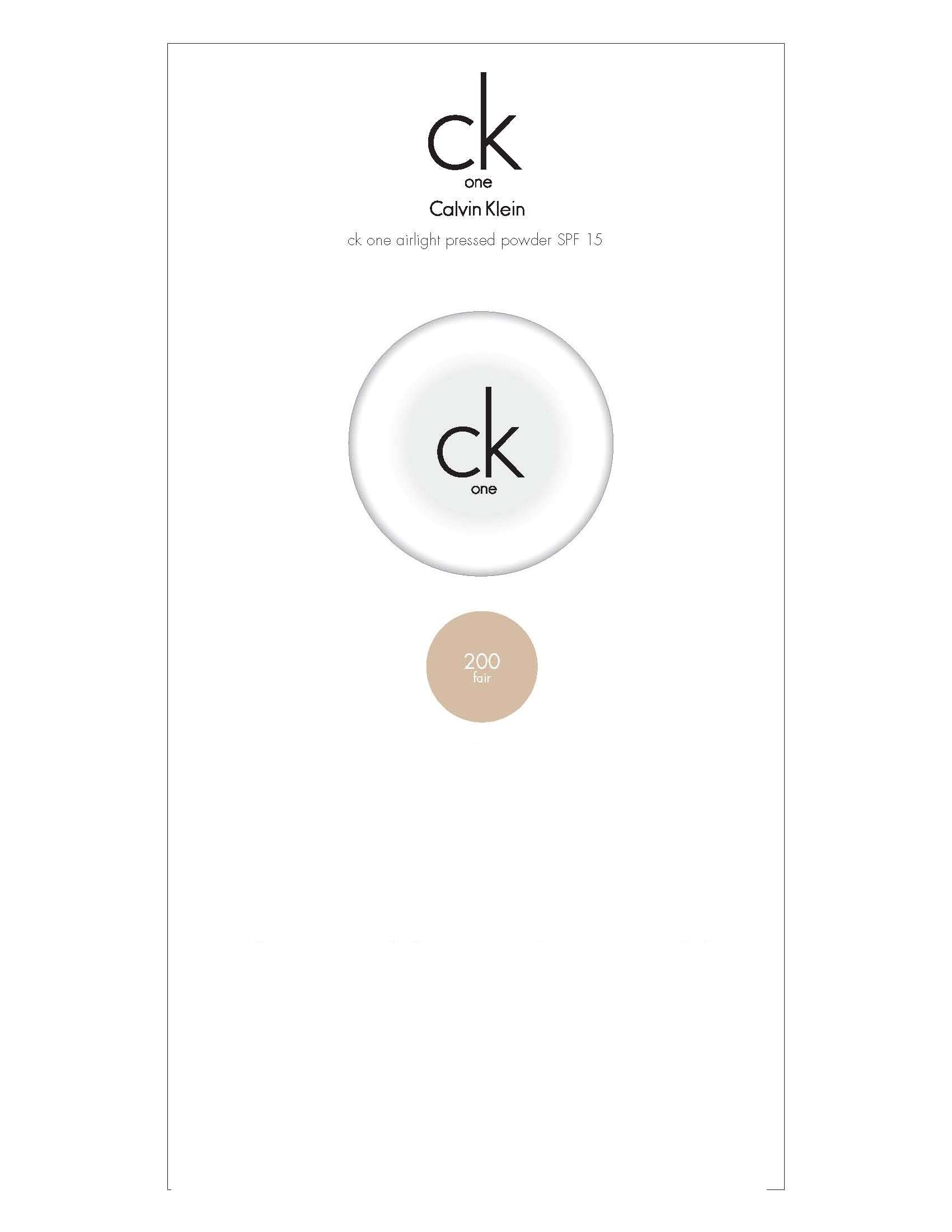 ck one waterfresh face makeup spf 15