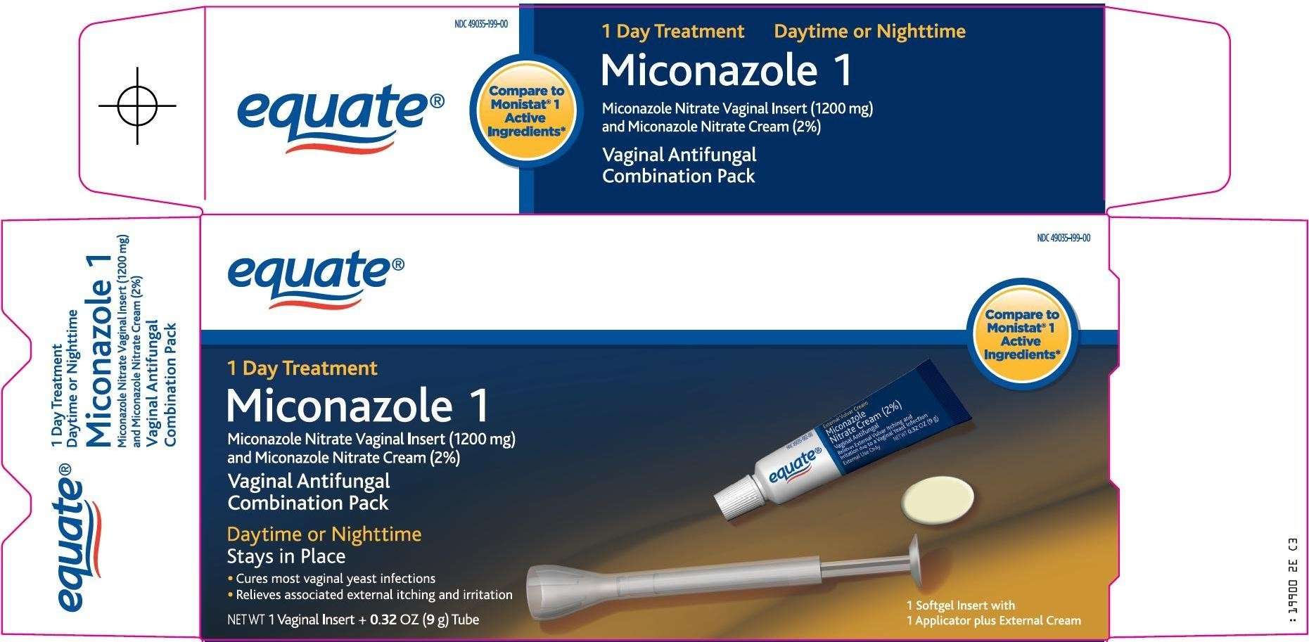 equate miconazole 1