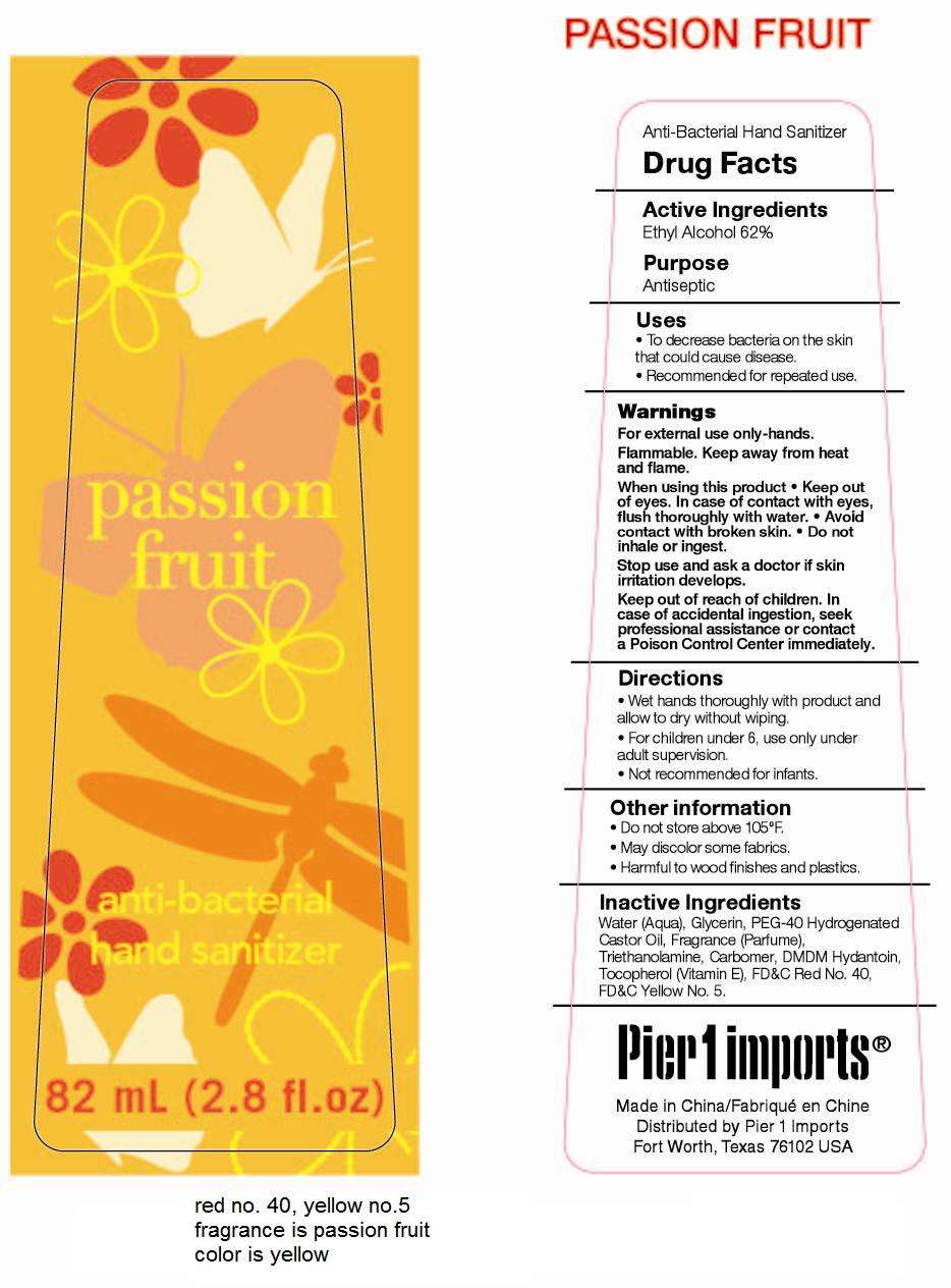 Pier 1 Imports Passion Fruit Anti-Bacterial Hand Sanitizer
