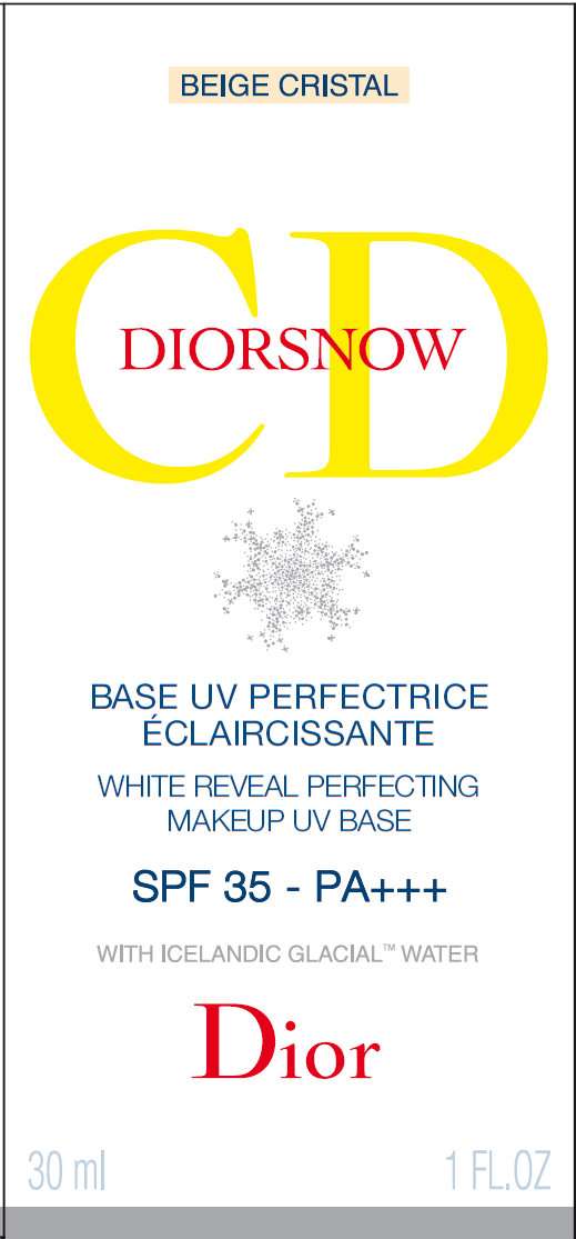DIORSNOW WHITE REVEAL PERFECTING MAKEUP UV BASE SPF 35 BEIGE CRISTAL