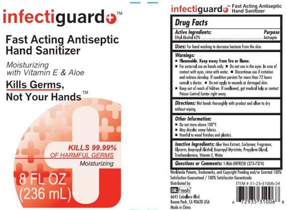 Infectiguard Fast Acting Antiseptic Hand Sanitizer