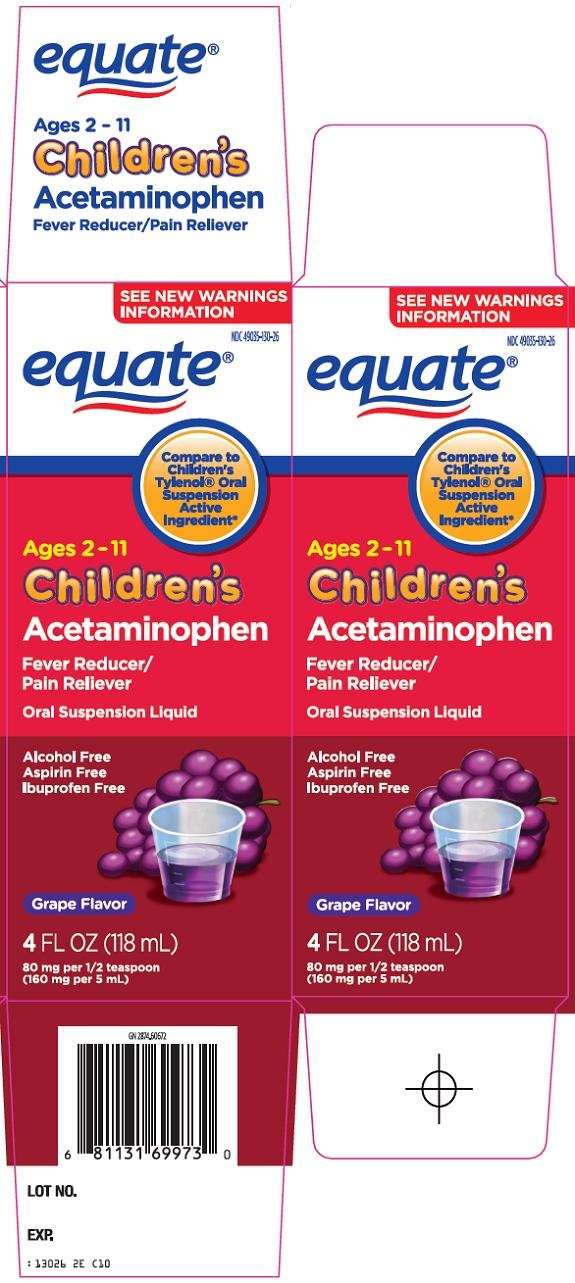 equate childrens acetaminophen