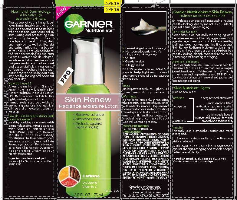 Garnier Nutritioniste Skin Renew