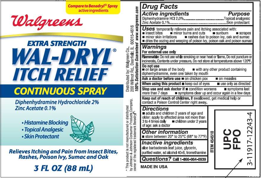 EXTRA STRENGTH WAL-DRYL ITCH RELIEF