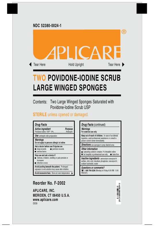 Aplicare Povidone-Iodine Scrub Sponges