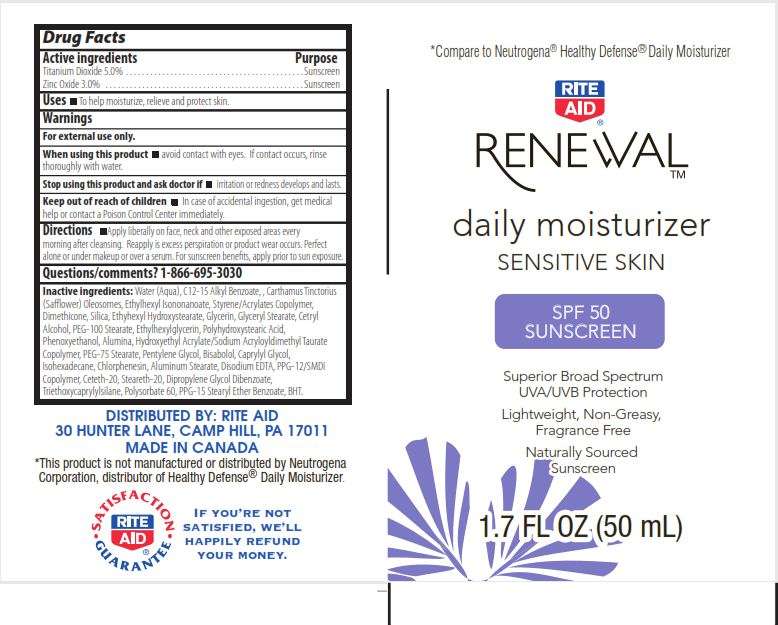 RENEWAL DAILY MOISTURIZER SENSITIVE SKIN