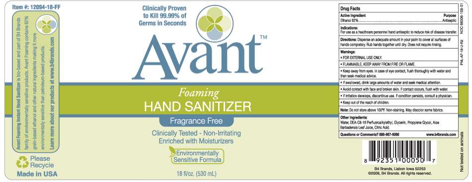 Avant Foaming Hand Sanitizer