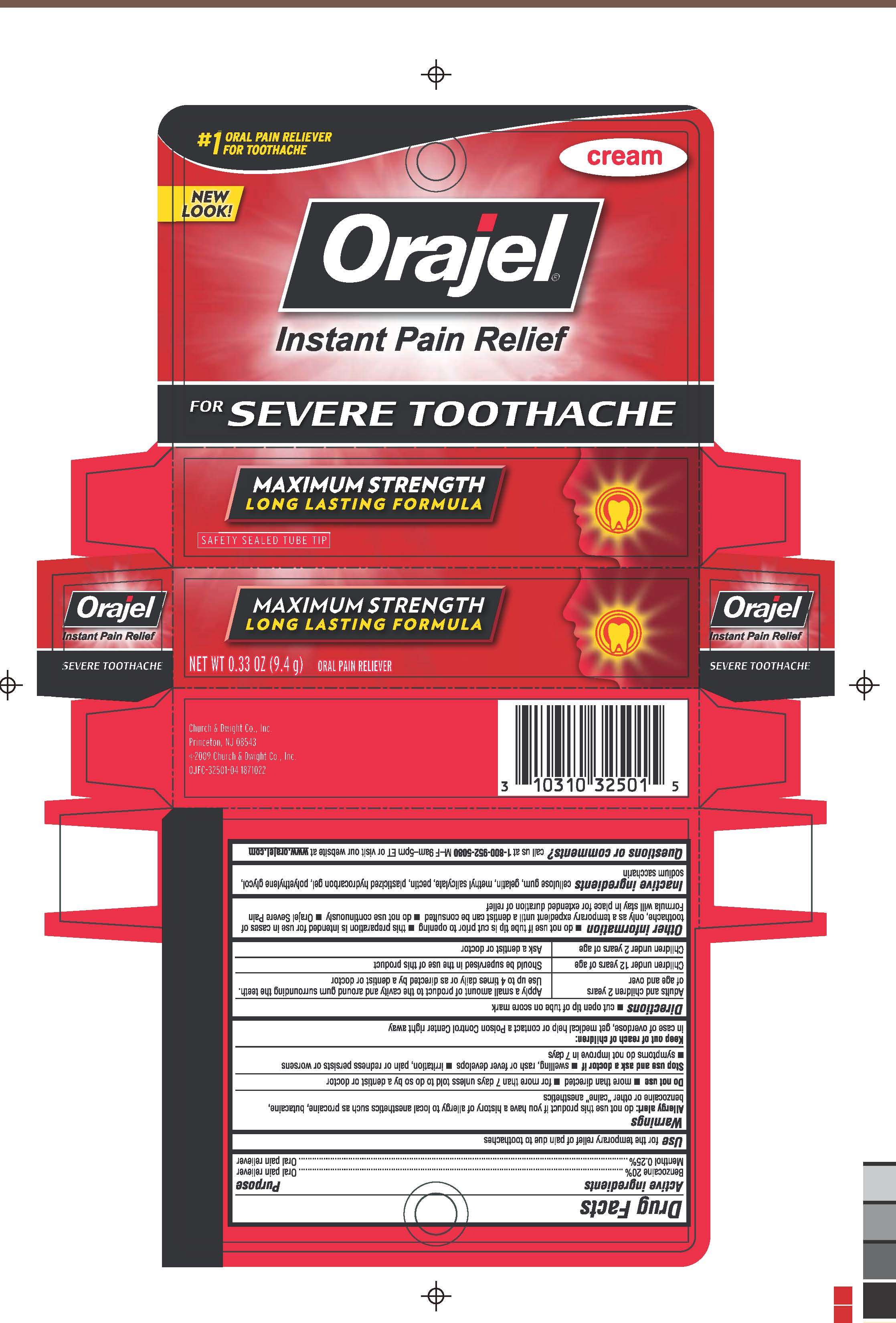 Orajel Instant Pain Relief