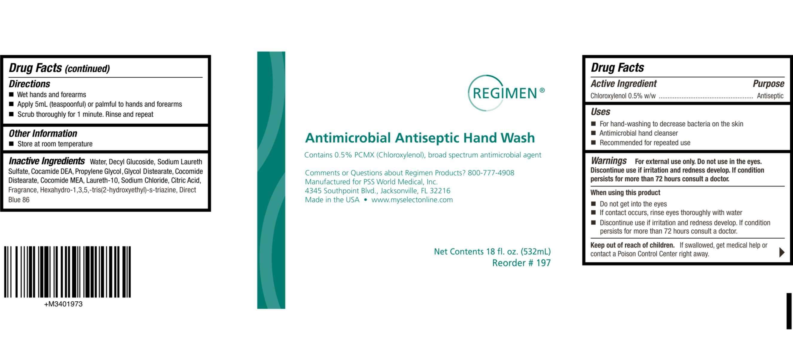 Antimicrobial Antiseptic Hand Wash