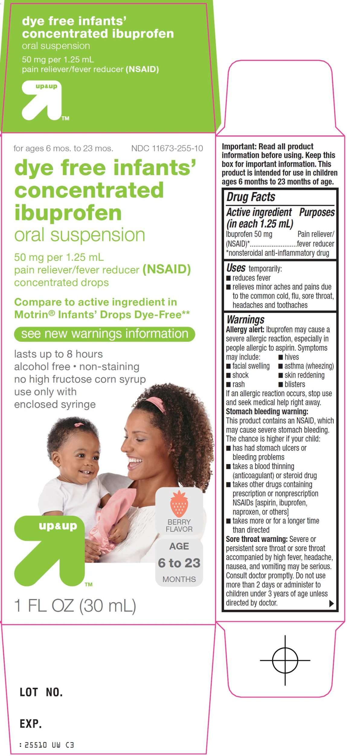 up and up dye free infants concentrated ibuprofen