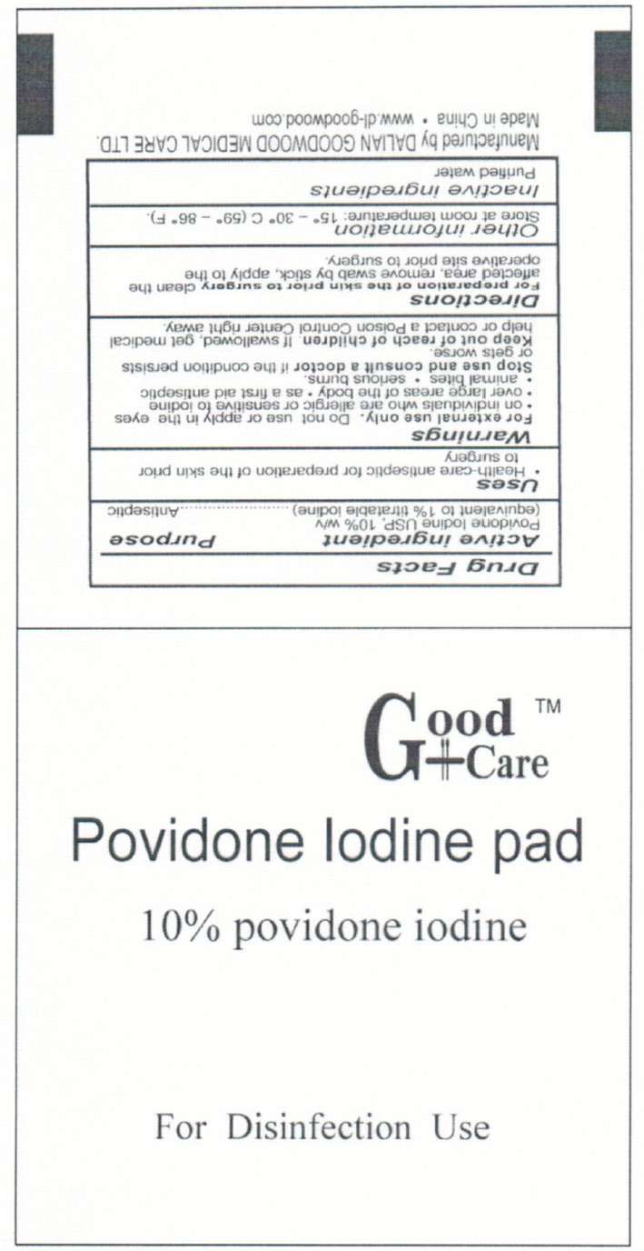 Good Care Povidone Iodine Pad