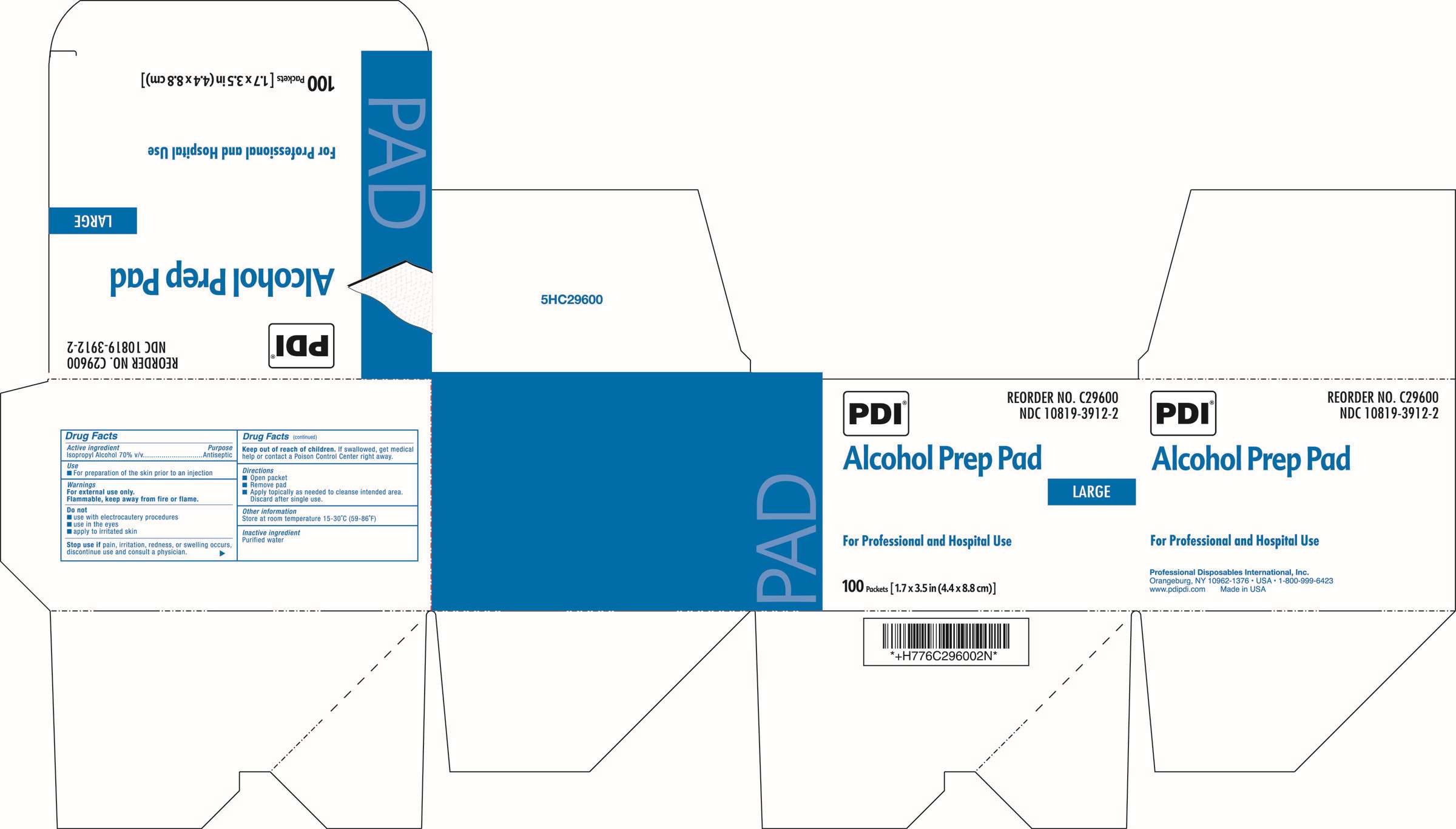 PDI Alcohol Prep Pad