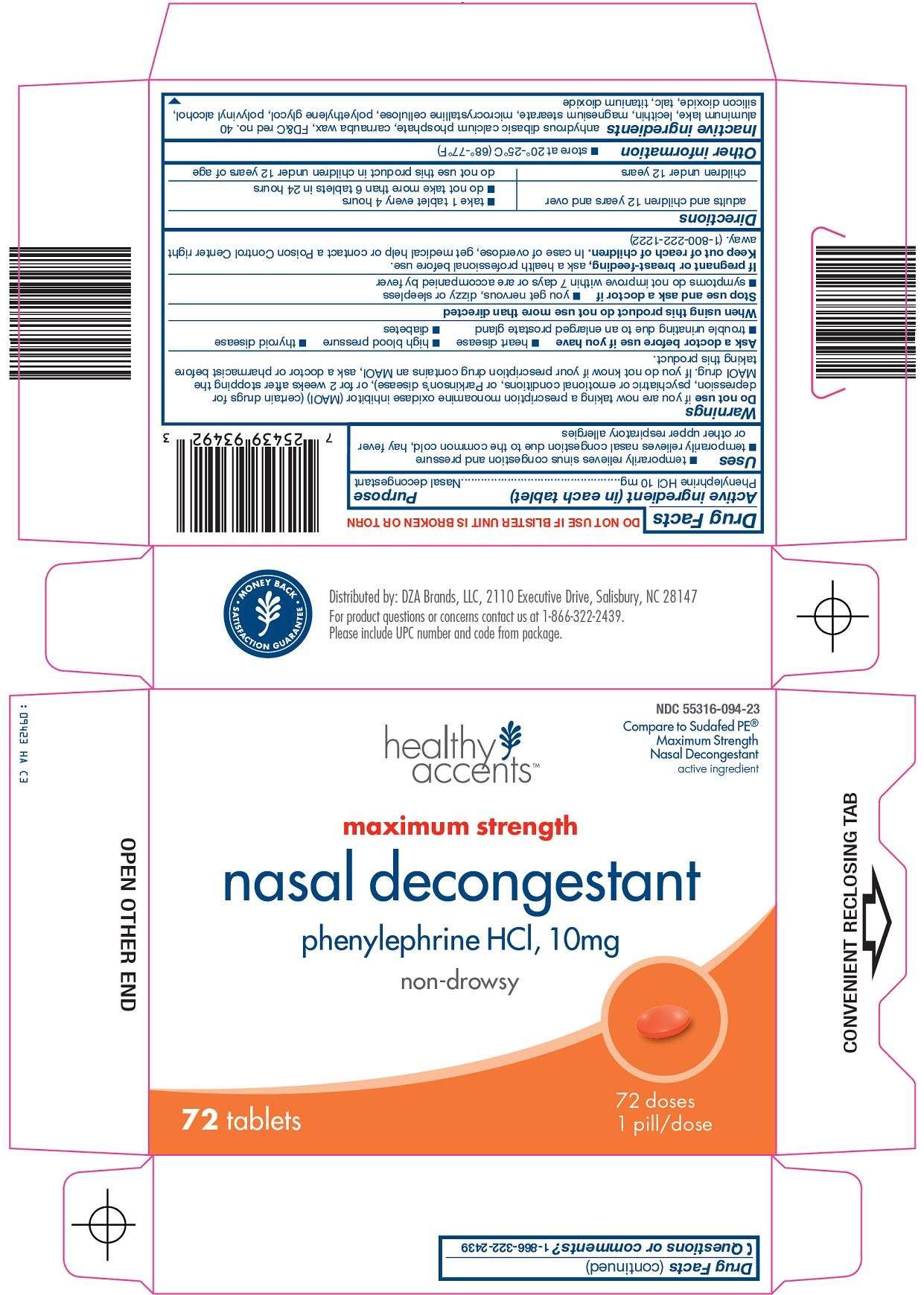 healthy accents nasal decongestant