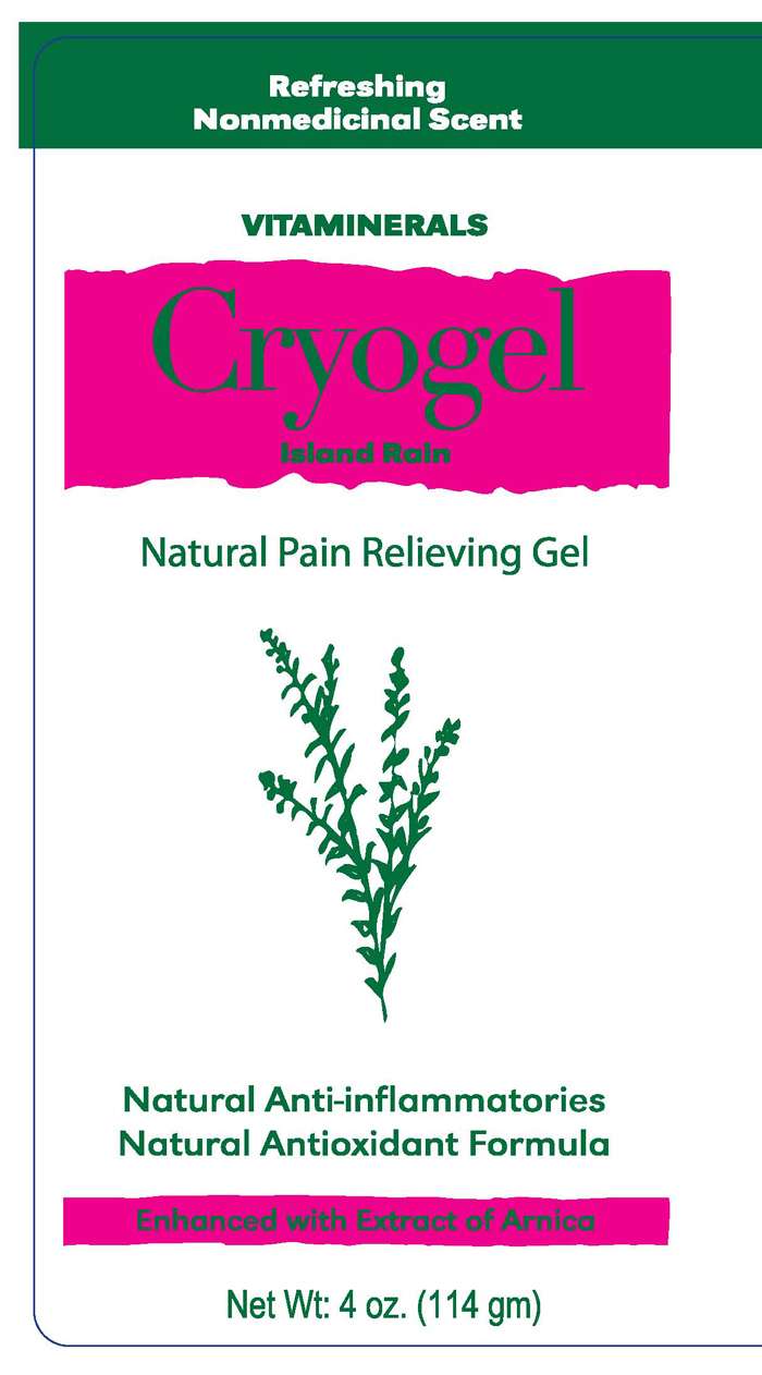 Cryogel Island Rain Natural Pain Relieving