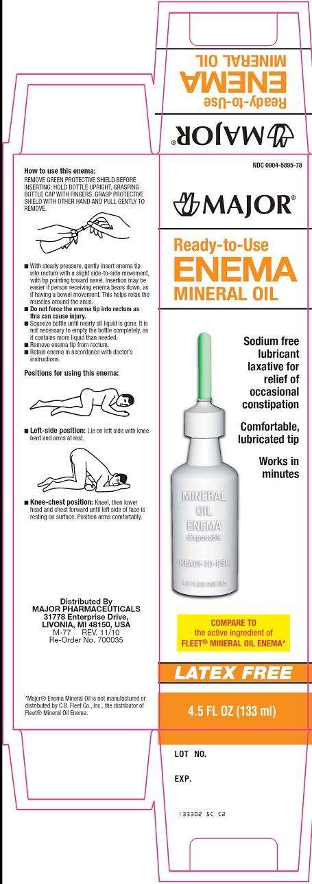 enema mineral oil