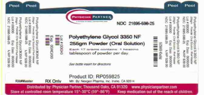 Polyethylene Glycol 3350, NF Powder for Solution, Laxative