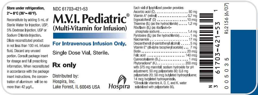 Multi Vitamin Infusion Pediatric