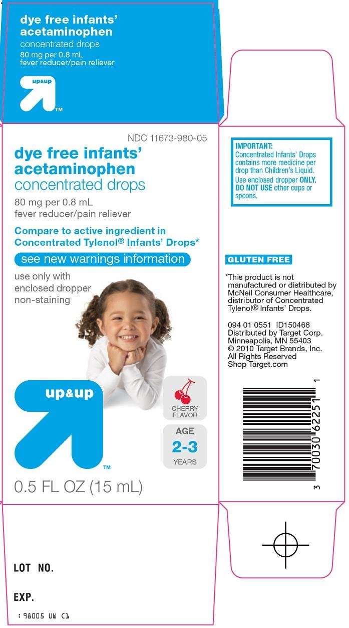 up and up dye free infants acetaminophen