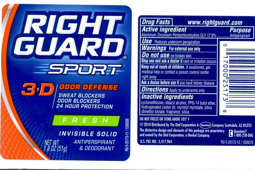 RG Sport Inv.Solid Antiperspirant Deodorant Fresh