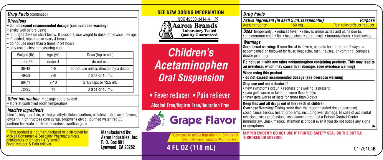 Childrens Acetaminophen Oral Suspension