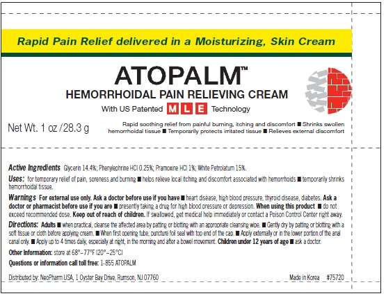 ATOPALM Hemorrhoidal Pain Relieving