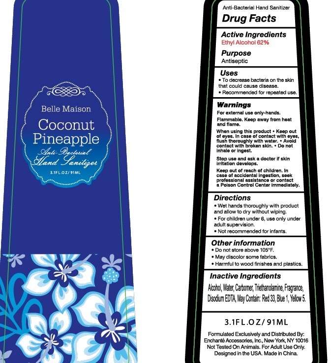 Bella Maison Coconut Pineapple Antibacterial Hand Sanitizer