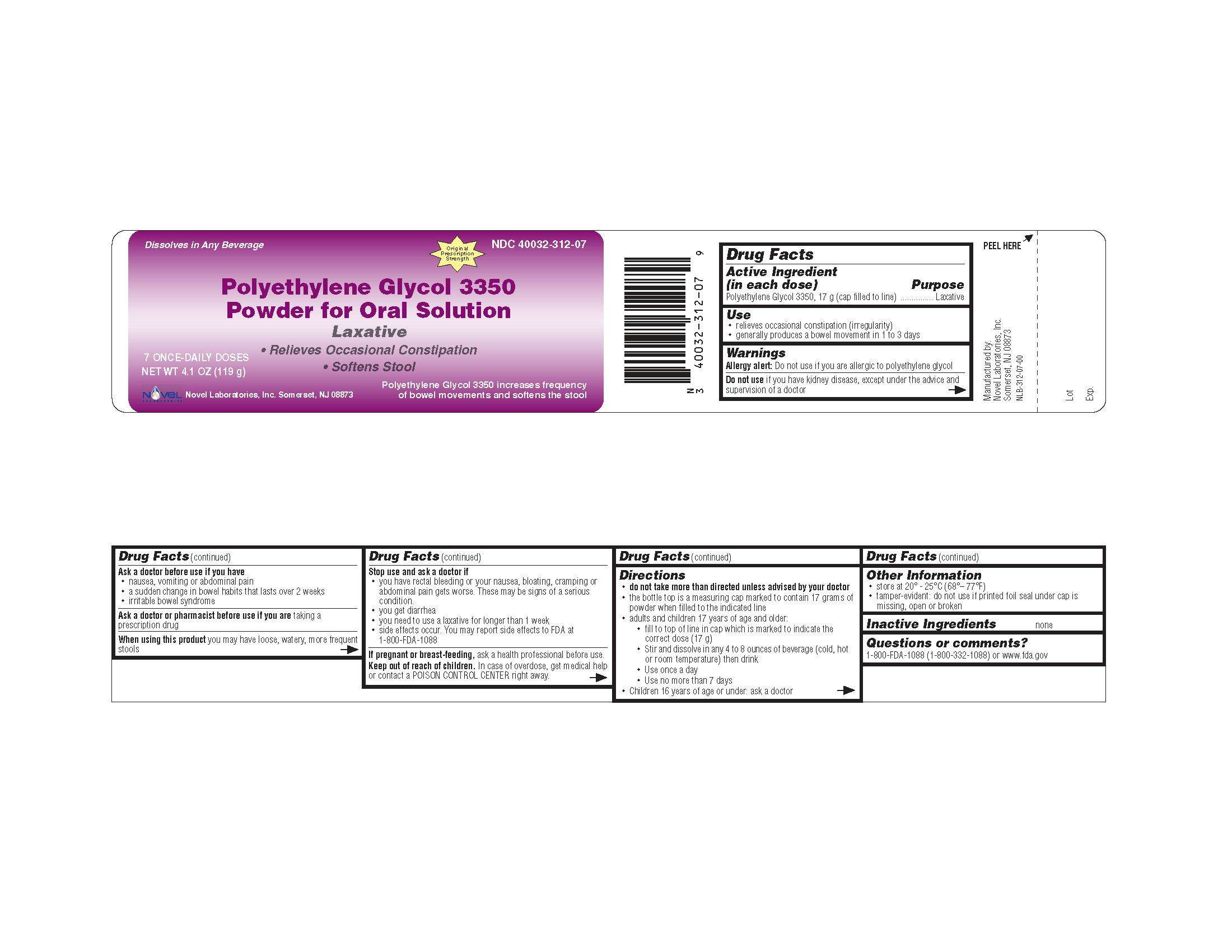 Polyethylene Glycol-3350