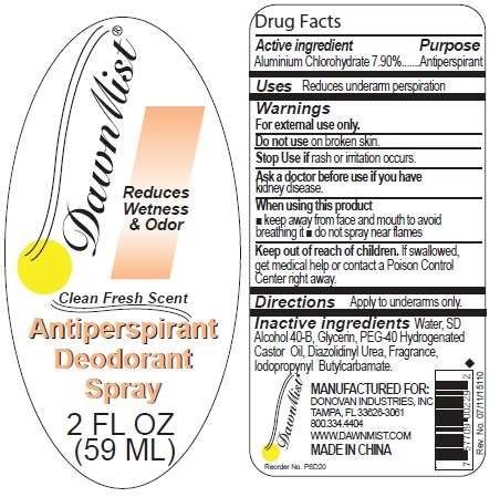 DawnMist Antiperspirant and Deodorant