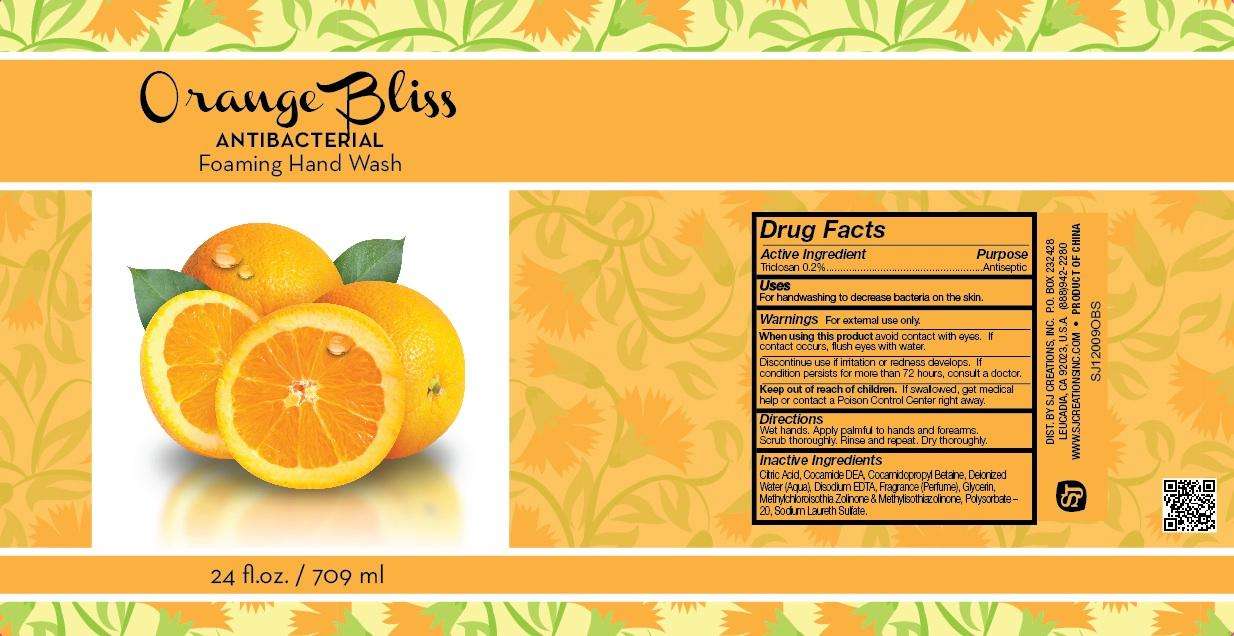 Orange Bliss Antibacterial Foaming Hand Wash