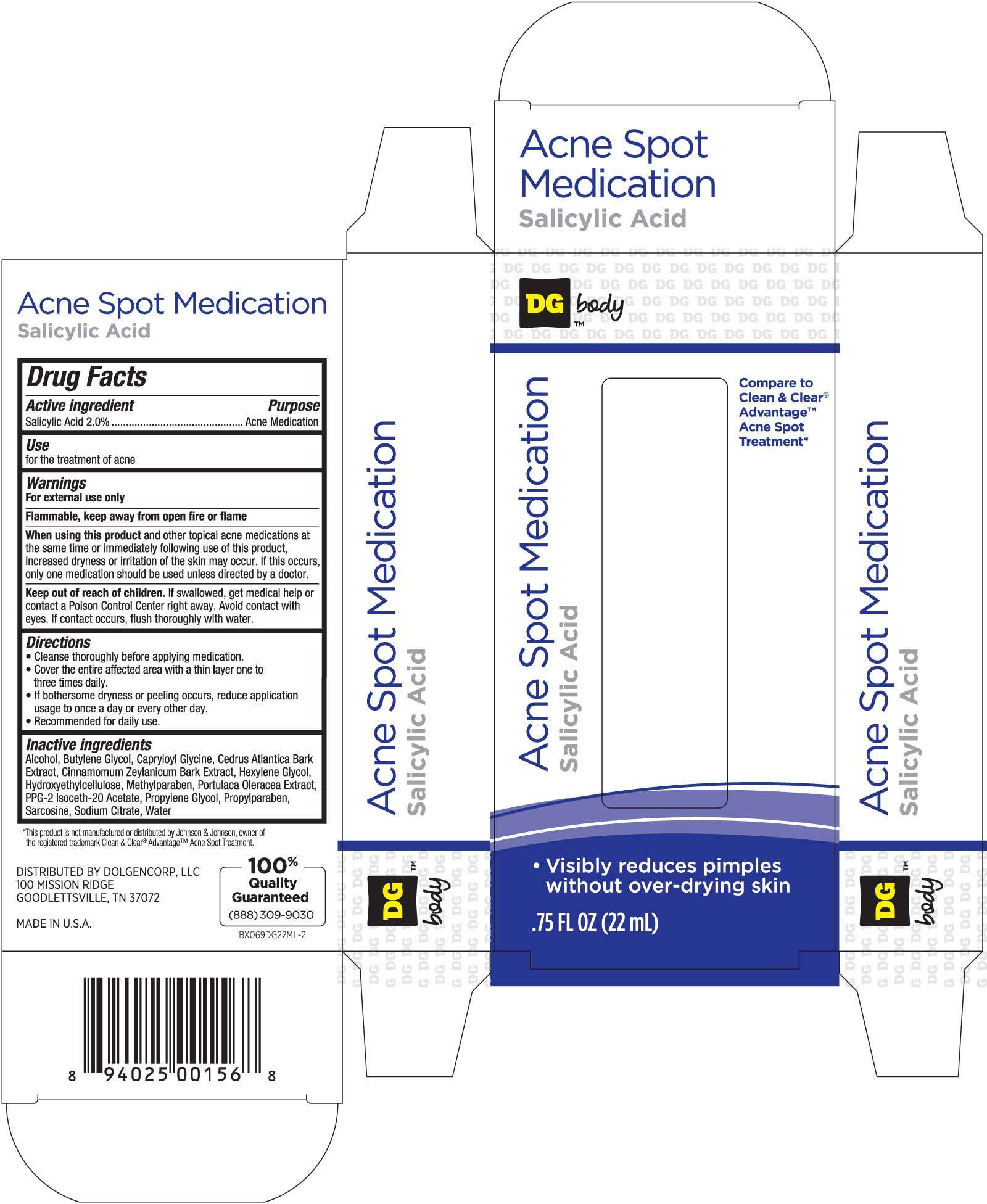 Dollar General Acne Spot Medication