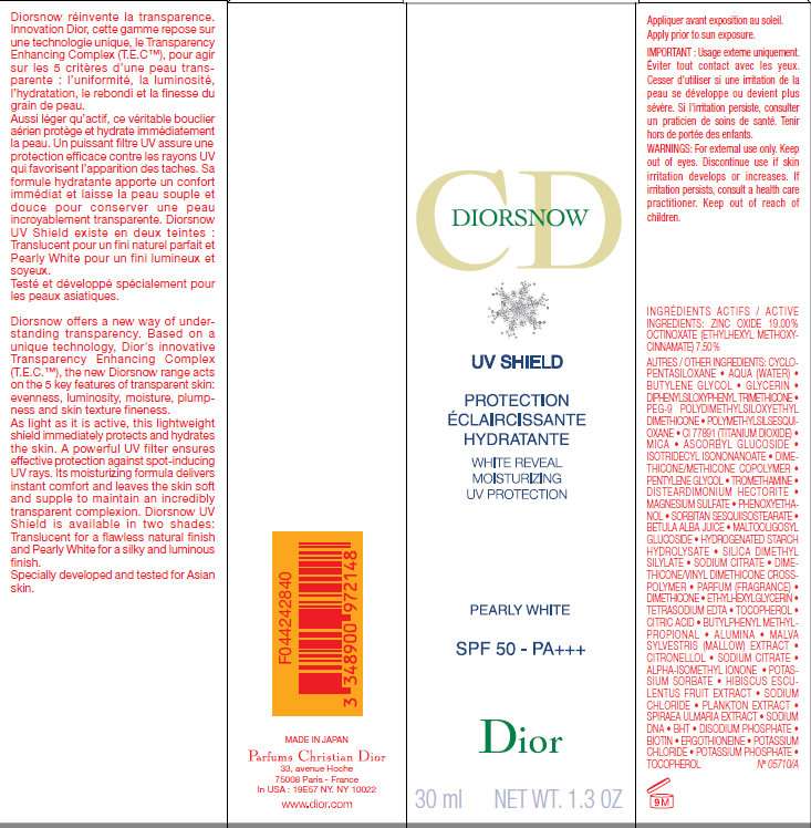 CD DiorSnow UV Shield Pearly White - SPF50